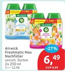 Freshmatic Max Nachfüller Cotton & Weißer Flieder von Airwick im aktuellen budni Prospekt