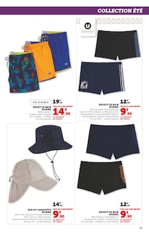 Promotion Lingerie Homme dans le prospectus Super U, valable du 11/06/2025 au 22/06/2025 Promo Lingerie Homme dans le catalogue Super U du moment à la page 35