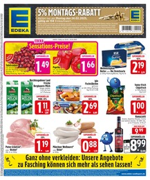 EDEKA Prospekt für Mühldorf mit 28 Seiten EDEKA Prospekt für Mühldorf: "5% MONTAGS-RABATT", 28 Seiten, 24.02.2025 - 01.03.2025