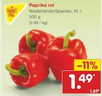 Aktuelles Paprika rot Angebot bei Netto Marken-Discount in Bonn ab 1,49 €