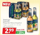 Fassbrause Mango Angebote von Oettinger bei Getränkeland Neubrandenburg für 2,99 €