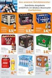 Coca Cola im Globus-Baumarkt Prospekt in Neunkirchen Aktueller Globus-Baumarkt Prospekt mit Coca Cola, "Immer eine Idee besser", Seite 16
