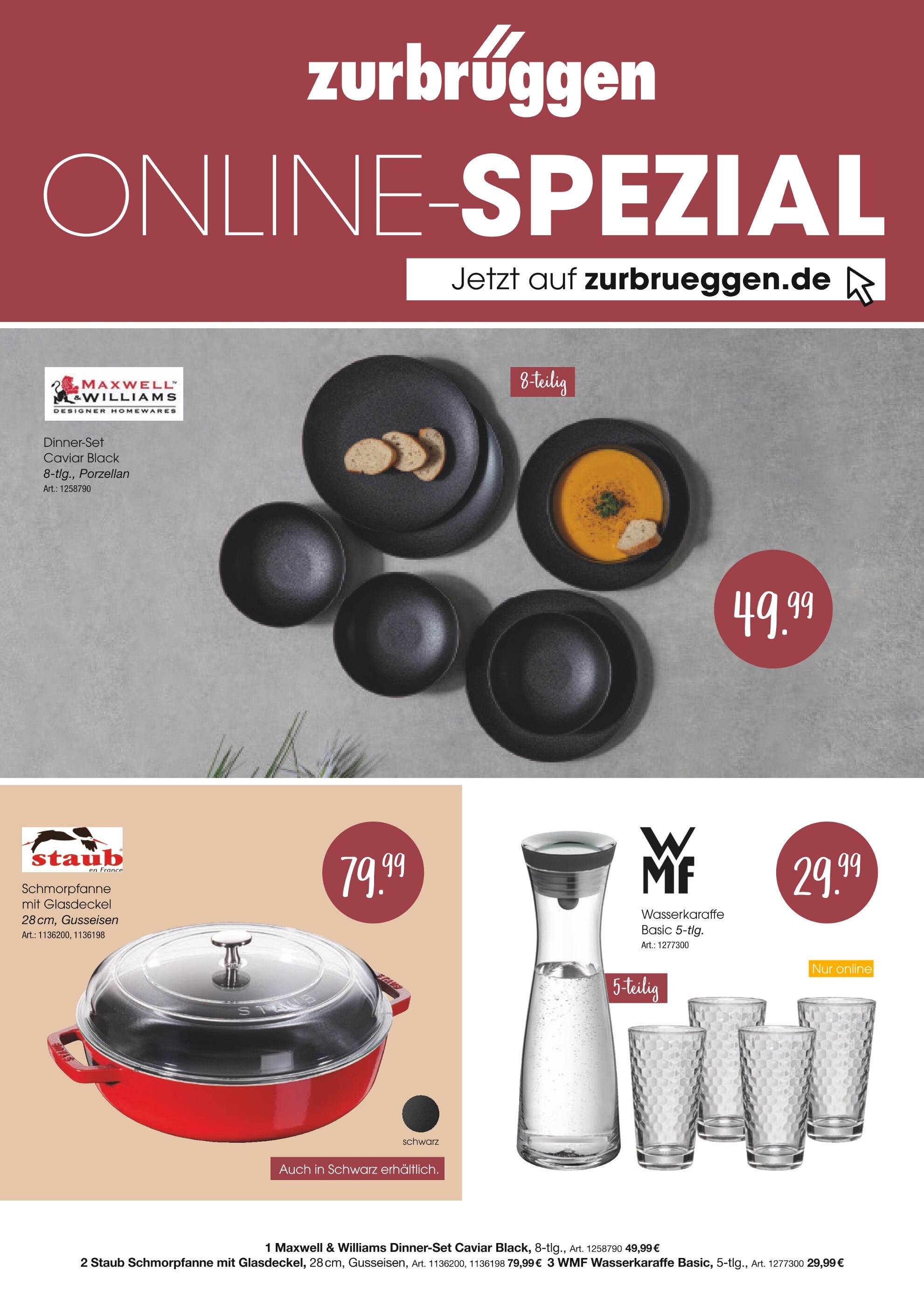 Zurbrüggen Prospekt für Minden mit 8 Seiten Zurbrüggen Prospekt für Minden: "ONLINE-SPEZIAL", 8 Seiten, 18.10.2021 - 06.01.2022