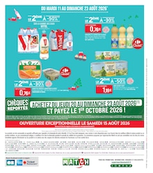 Catalogue Supermarchés Match, 11/08/2026 - 23/08/2026, C'EST TOUS LES JOURS LE MARCHÉ, 18 pages Prospectus Supermarchés Match en cours, "C'EST TOUS LES JOURS LE MARCHÉ", 18 pages