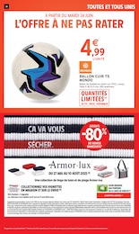 Prix et réduction Ballon Football dans le prospectus Intermarché en cours Offre Ballon Football dans le catalogue Intermarché du moment à la page 14