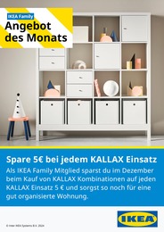 IKEA Prospekt "Angebot des Monats", 1 Seite, 09.12.2024 - 09.12.2024 Aktueller IKEA Prospekt, "Angebot des Monats", mit Angeboten der Woche, gĂŒltig von 09.12.2024 bis 09.12.2024