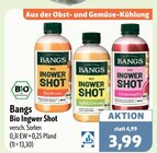 Bio Ingwer Shot Angebote von Bangs bei aktiv & irma Oldenburg für 3,99 €