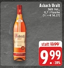 Uralt im Angebot bei E center in Remscheid Uralt Angebote von Asbach bei E center Remscheid für 9,99 €