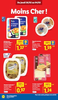 Promotion Gambas dans le prospectus Lidl, valable du 26/02/2026 au 04/03/2026 Promo Gambas dans le catalogue Lidl du moment à la page 8