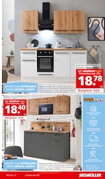 Küchenzeile im Segmüller Prospekt KÜCHEN SPEZIAL auf S. 19