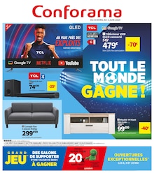 Prospectus Conforama de la semaine "Conforama" avec 1 page, valide du 30/04/2024 au 03/06/2024 pour Villeneuve-Saint-Georges et alentours