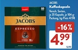 Jacobs im ALDI SÜD Prospekt Kaffeekapseln von Jacobs im aktuellen ALDI SÜD Prospekt für 4,99 €