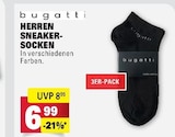 Herren Sneaker-Socken Angebote von bugatti bei E center Weinheim für 6,99 €