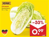 Chinakohl Angebote von HEIMAT bei Netto Marken-Discount Mönchengladbach für 0,99 €