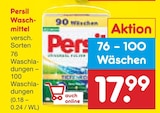 Waschmittel im Angebot bei Netto Marken-Discount in Dessau-Roßlau Waschmittel Angebote von Persil bei Netto Marken-Discount Dessau-Roßlau für 17,99 €
