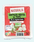 Lentilles vertes au tofu - NATURALIA dans le catalogue Naturalia
