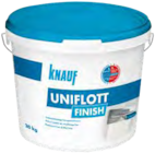 Feinspachtelmasse "Uniflott Finish" von Knauf für 35,99 € bei OBI im Angebot Feinspachtelmasse "Uniflott Finish" von Knauf im aktuellen OBI Prospekt