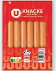 Knacks Pur Porc - U à 1,16 € dans le catalogue U Express