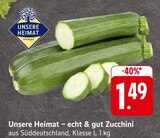 EDEKA Waldshut-Tiengen - echt & gut Zucchini Angebot im Prospekt echt & gut Zucchini bei EDEKA im Waldshut-Tiengen Prospekt für 1,49 €