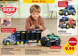 Truck-Autotransporter im Angebot bei Penny in Moers Truck-Autotransporter Angebote von Dickie Toys bei Penny Moers für 9,99 €