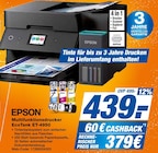 Aktuelle Drucker Angebote bei expert in Hannover Aktuelles Multifunktionsdrucker EcoTank ET-4950 Angebot bei expert in Hannover ab 379,00 €