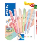 6 surligneurs pastel Frixion light - PILOT en promo chez Carrefour Lorient à 4,13 €