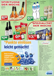 Wasser im Getränke Paradies Prospekt "DIE GETRÄNKEKÖNNER" mit 4 Seiten (Hagen (Stadt der FernUniversität))