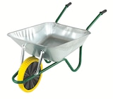 Brouette à roue anti-crevaison galvanisée 85L en promo chez Screwfix Rouen à 55,24 €