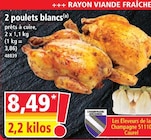 Promo 2 poulets blancs à 8,49 € dans le catalogue Norma à Uckange