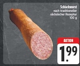 Schlackwurst bei EDEKA im Voigtsdorf Prospekt für 1,99 €