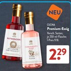 Rotweinessig im ALDI SÜD Prospekt Rotweinessig von CUCINA im aktuellen ALDI SÜD Prospekt für 2,29 €