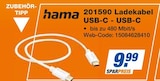 201590 Ladekabel USB-C - USB-C im Angebot bei expert in Herford 201590 Ladekabel USB-C - USB-C Angebote von hama bei expert Herford für 9,99 €