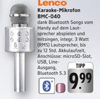 Karaoke-Mikrofon BMC-040 Angebote von Lenco bei E center Karlsruhe für 9,99 €