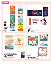 Promo Saint-Valentin dans le catalogue Auchan Hypermarché du moment à la page 12