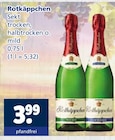 Sekt im Angebot bei Getränkewelt in Dorsten Sekt Angebote von Rotkäppchen bei Getränkewelt Dorsten für 3,99 €