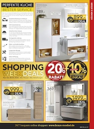 Badmöbel Angebot & Preis im aktuellen BRAUN Möbel-Center Prospekt Badmöbel Angebot im aktuellen BRAUN Möbel-Center Prospekt auf Seite 19