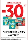 -30% Remise immédiate sur tout Pampers Baby-Dry - Pampers dans le catalogue Intermarché Super