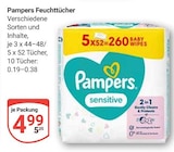 Aktuelle Pampers Angebote bei GLOBUS in Erlangen Aktuelles Feuchttücher Angebot bei GLOBUS in Erlangen ab 4,99 €