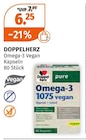 Omega-3 Vegan Kapseln von Doppelherz im aktuellen Müller Prospekt