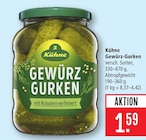 Gewürz-Gurken im Angebot bei Marktkauf in Filderstadt Gewürz-Gurken Angebote von Kühne bei Marktkauf Filderstadt für 1,59 €