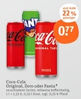 Coca-Cola Original, Zero oder Fanta im Angebot bei tegut in Coburg Coca-Cola Original, Zero oder Fanta Angebote bei tegut Coburg für 0,77 €