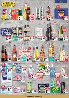 Coca Cola im EDEKA Prospekt "Aktuelle Angebote" mit 8 Seiten (Krefeld)