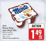 Monte Maxi oder Mega XXL von Zott für 1,49 € bei EDEKA im Angebot Monte Maxi oder Mega XXL von Zott im aktuellen EDEKA Prospekt