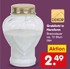 Aktuelles Grablicht in Herzform Angebot bei Netto Marken-Discount in Mannheim ab 2,49 €