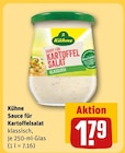 Sauce für Kartoffelsalat klassisch im REWE Prospekt Sauce für Kartoffelsalat klassisch von Kühne im aktuellen REWE Prospekt für 1,79 €