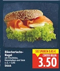 Räucherlachs-Bagel für 3,50 € bei E center im Angebot Räucherlachs-Bagel im aktuellen E center Prospekt