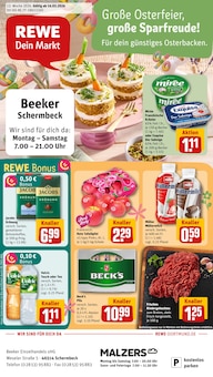 Aktueller REWE Prospekt (Schermbeck, 29 Seiten zum blättern REWE Prospekt Dein Markt mit 29 Seiten