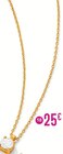 collier en plaqué or dans le catalogue E.Leclerc