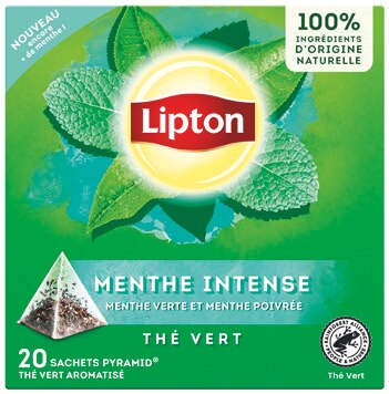 LIPTON Thé vert menthe intense