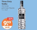 Vodka Angebote von Three Sixty bei V-Markt Kempten für 9,99 €